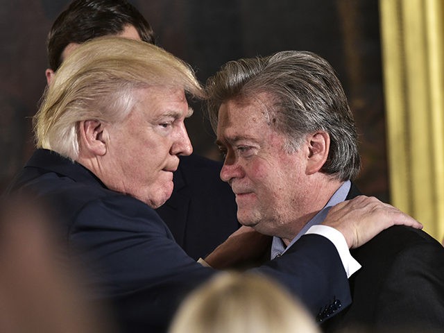 Hey Dumbass Liberals, Bannon is Still In With the In Crowd