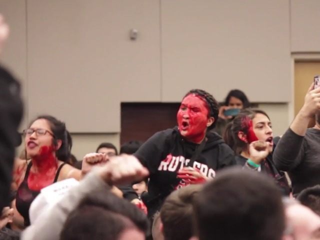 SJW Cover Themselves In Fake Menstrual Blood Because They Want Free Menstrual Products