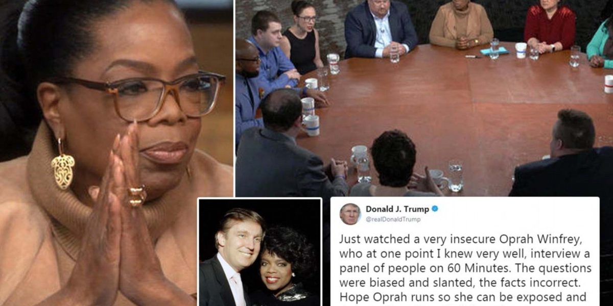 Oprah Does Round Table With Pro-Trump And Anti-Trump People And She Pushed Against Trump
