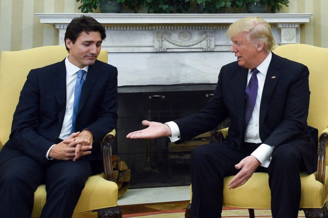 President Trump Bitch Slaps Trudeau On His Lies On Trade! Calls Him Weak And Dishonest