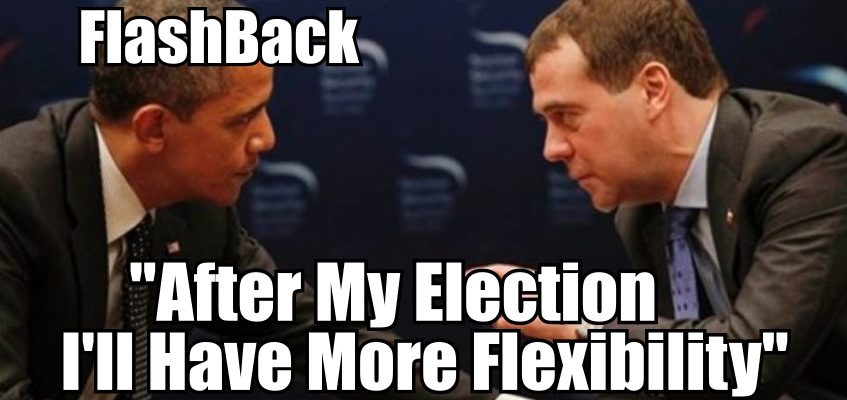 Fake Media Said Nothing When Obama Told Russia’s Medvedev He Will Have More Flexibility After 2012 Election