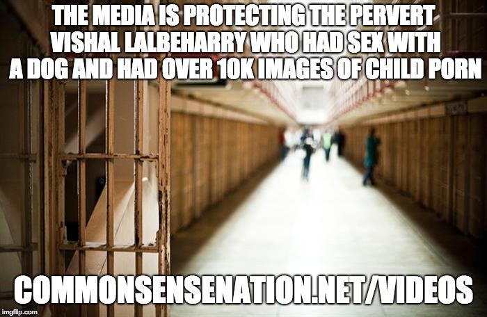 The Media Is Protecting A Pervert That Had Sex With A Dog Then Video Taped It, And Had Over 10k of Graphic Images Of Sex With Kids
