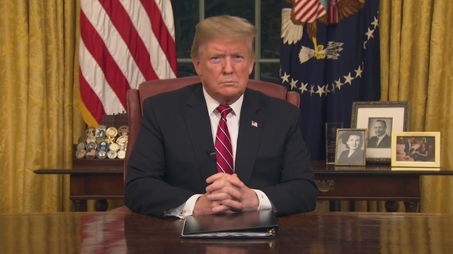President Trump Addresses The Nation Over Fake Government Shutdown, And Hollywood Goes Crazy 
