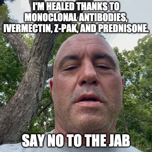 Joe Rogan Is Attacked By The Media Because He Used Ivermectin And Other Medicine To Recover From Covid