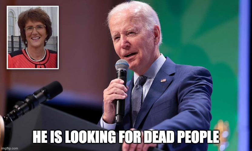 Senile Joe Biden Calling For Dead Jackie