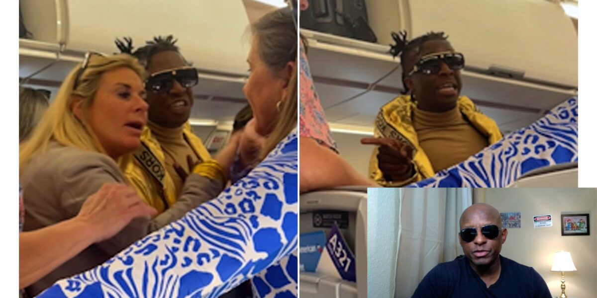 Black Gay Man Shoves Women On American Airlines:  Not Apologizing To “Motherf***ers”