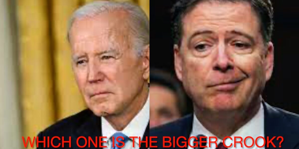 James Comey Says Trump Is A Criminal And Biden Is A Saint