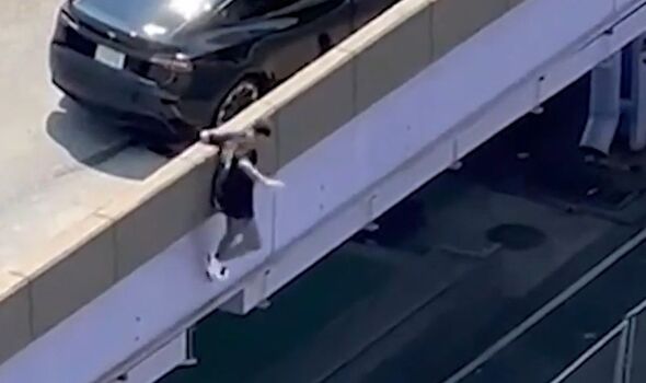 Man Stabs Lyft Driver, Jumps Off Bridge and Breaks His Legs